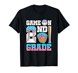2Nd Grade Back to School Baseball Drip Ice Cream Game On T-Shirt