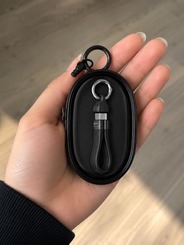 Image of 240W USB4 Fast Charging Cable with Keychain, 40Gbps Data Transfer & 8K Display, Short Tangle-Free USB C Cable for MacBook, iPhone, iPad, Samsung & Laptop (USB Cable(C) Cable+Pouch(Black)