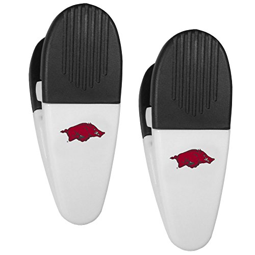 Aimants Arkansas Razorbacks Siskiyou lot de 2 mini clips magnétiques pour frigo