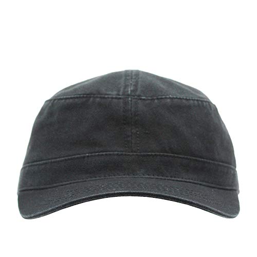 Image of The Vintage Year Heavy Stitching Washed Cotton Cadet Hat - Durable Military Baseball Cap for Men & Women, Outdoor Casual Wear