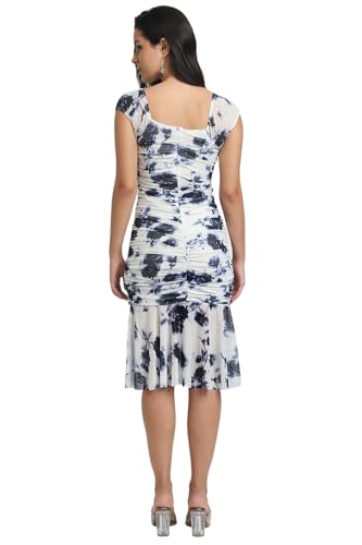 Image of FOREVER 21 Women Abstract Regular Fit Knee Length Dress