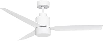 Maxim Lighting 88717MW Falcon - Ceiling Fan with 25W Light Kit-16.25 Inch Tall and 52 Inch Wide, Finish Color: Matte White