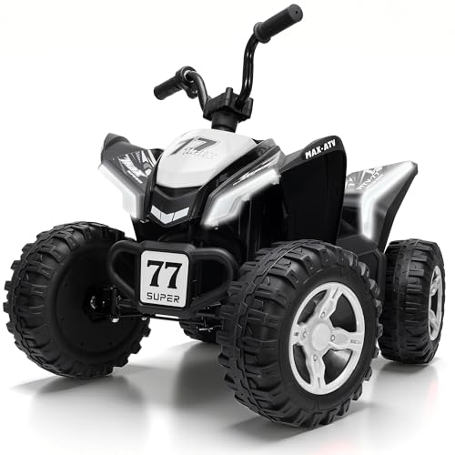 Kids' 24V 4-Wheeler Ride-On Car with Lights & Music