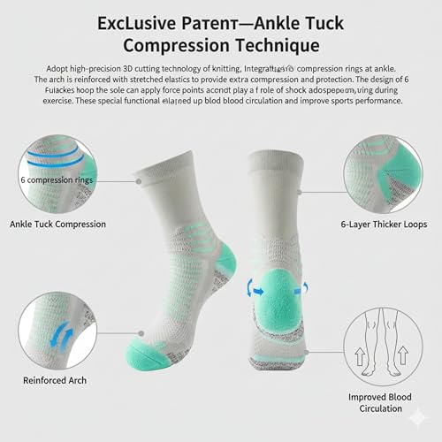 Image of Crew Socks for Women & Men, Cyan