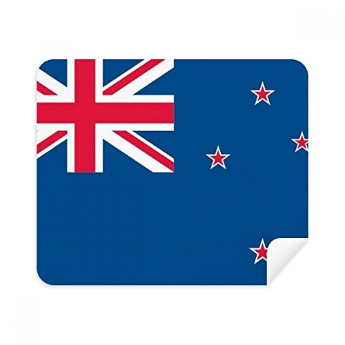 New Zealand National Flag Oceania Country Cleaning Cloth Screen Cleaner 2pcs Suede Fabric