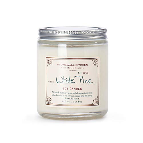 Stonewall Kitchen White Pine Soy Candle, 6.5 Ounce #TOP9