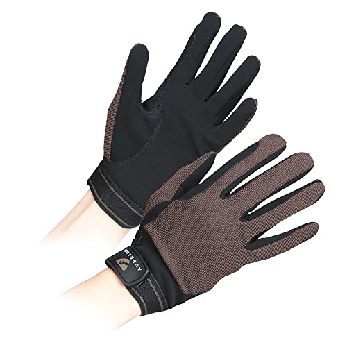 Aubrion Guantes unisex de malla para adultos (XS) (Marrón), marrón, XS Cover