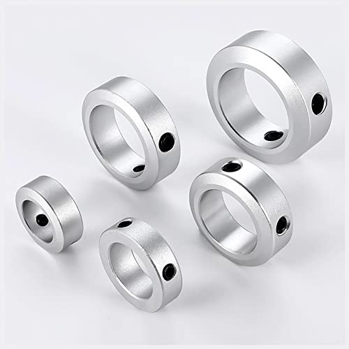 (4-Pack) Aluminum Alloy 25Mm Bore Shaft Collars Screw Style，Bore Shaft Collars With 25Mm Bore Size, 38Mm Outer Diameter, And 12Mm Width - Suitable For Cnc Machine Tools #TOP1