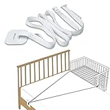 Gurt für Babybett, Langer Gurt 6m für Side-by-Side Bett zum Andocken an das Erwachsenenbett, Beistellbett Befestigung, Beistellbett Gurt, Gurt für Boxspringbetten
