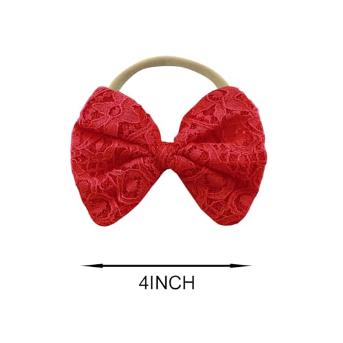 Image of BGFKS Baby Girl Tutu Dress Elegant Lace Pom Pom Flutter Sleeve with Flower Headband Set