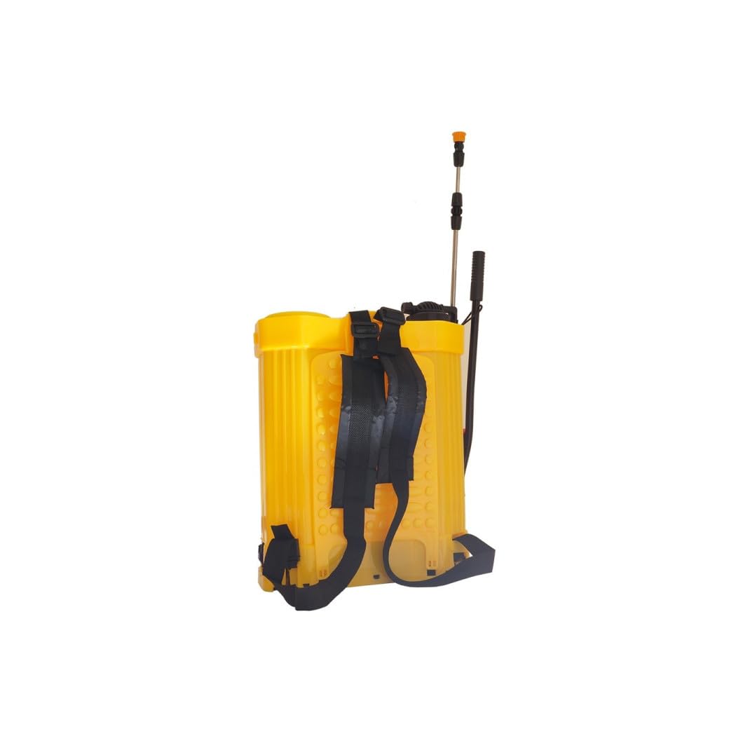 Trade Shop - Pompa A Spalla Elettrica Manuale A Batteria Nebulizzatore Spruzzino 18 Lt