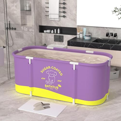 Baignoire pliable 115 x 60 x 50 cm à structure renforcée pour extérieur - 4