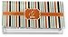 YouCustomizeIt Orange & Blue Stripes Vinyl Checkbook Cover (Personalized)