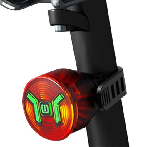 Luz Trasera Para Bicicleta | Luz Trasera Impermeable Inteligente - Luz De Bicicleta Recargable USB,Para Adultos Ciclismo En Montaña Desplazamientos Urbanos Caminar Offroad