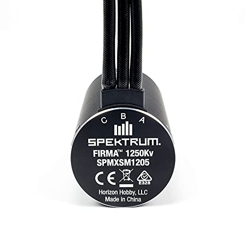 Spektrum Firma Brushless Motor, 1250Kv, 6.5mm Bullet, 8mm Shaft, SPMXSM1205 by Spektrum - Image 3