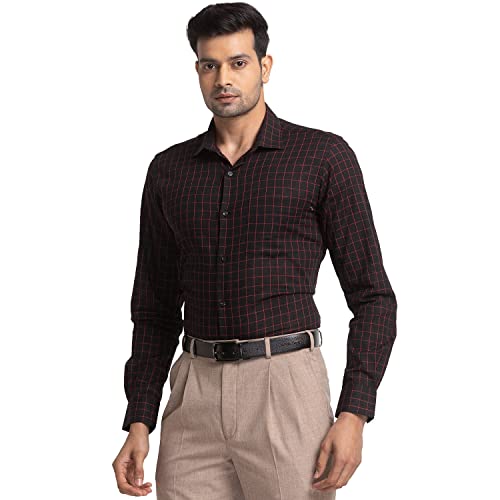Image of Park Avenue Men's Cotton Slim Fit Shirt