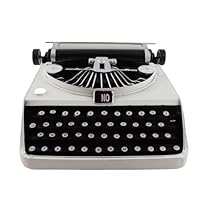 Vintage-Schreibmaschinenmodell, Retro-Schreibmaschinendekoration, Antikes Schreibmaschinen-Bauset, Tragbare Manuelle Requisiten, Heimdekorationsornament für Zuhause, Büro, Studio