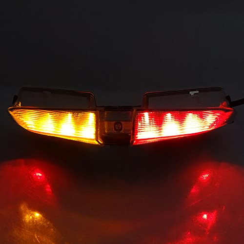 Motocicleta E-Mark Led Integrado Pisca Lanterna Traseira Travão Traseiro Luzes De Direção Para Ducat