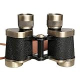 Tipo:Prismáticos CESULIS High Definition Potente telescopio binoculares 8X30 Alta Definición Telescopio Binocular Fullmetal con Bolsa de Cuero LLL visión Nocturna,