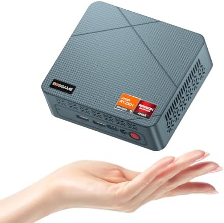 BOSGAME E2 Air Mini PC, AMD Ryzen 5 3501U (hasta 3,7GHz), 8GB DDR...