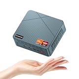 BOSGAME E2 Air Mini PC AMD Ryzen 5 3501U, 8GB DDR4 RAM 256GB SSD, 4K Dual HDMI, Type-C, LAN, Wi-Fi 5, BT 5.0, Computer desktop pc per ufficio/domestico/casa