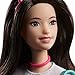 Barbie Princess Adventure Renee Doll (12-inch Brunette) in Fashion and Accessories, with Smart Phone, Purse, Travel Mug and Tiara, Gift for 3 to 7 Year Olds