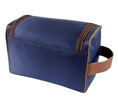 Necessaire Masculina com Alça Lateral Jacki Design AHL17210 - Azul/Marrom