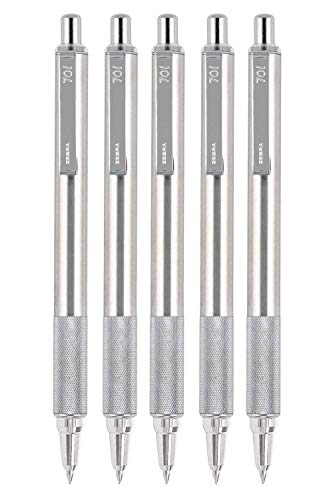 Zebra F-701 stylos à bille rétractables avec encre noire séchage rapide et pointe fine 8 mm