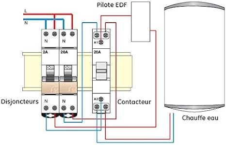 Comment brancher un contacteur jour nuit hager