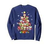 Owl Christmas Tree Funny Ugly Birds Celebrate Xmas Holiday Sweatshirt