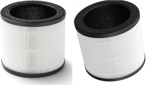 Filtro di ricambio compatibile con purificatori d'aria Breville BAP007 e BAP009, 360° 3 in 1 True H13 HEPA | Rimuove fino al 99,97% di polvere e fumo