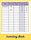Inventory Book: Simple inventory book for stock 120 pages 8.5 x 11 in , 21.5 x 27.9 cm and matte cover