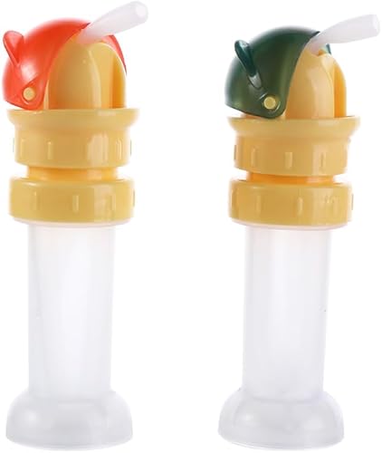 2 piezas 2 en 1 botella de agua tapa de popote a prueba de derrames, tapa de torsión tapa segura para beber sorbos, herramienta antiasfixia para
