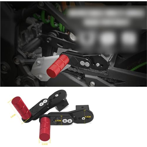 Repose-pieds multi-angles pour NMAX 155 arrière réglable et robuste - 2