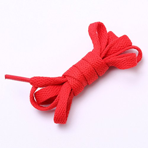 Shinefromcloud 47" Solid Color Flat Shoelaces For 5-6 Eyelet Rows Sneakers Hiking Boots Running Shoes(Light Blue) #TOP3