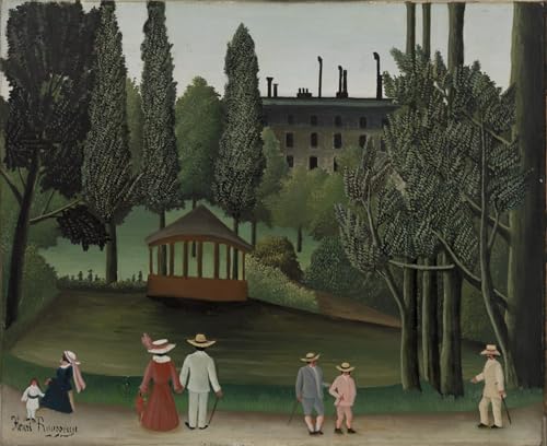 Impresión arte pared y lienzo de Henri Rousseau de 60x90cm para decorar salón u oficina