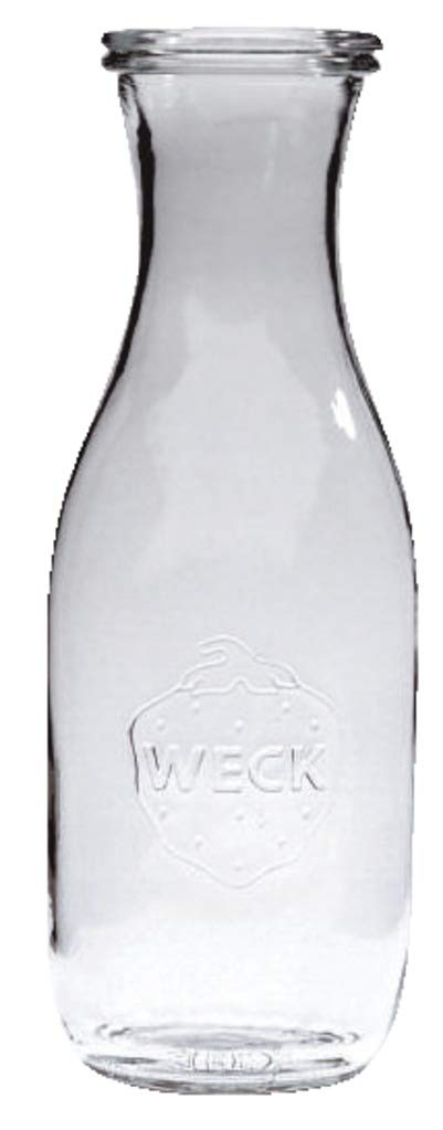Bouteille de jus Weck 1000 ml hermétique pour stérilisation et conserve