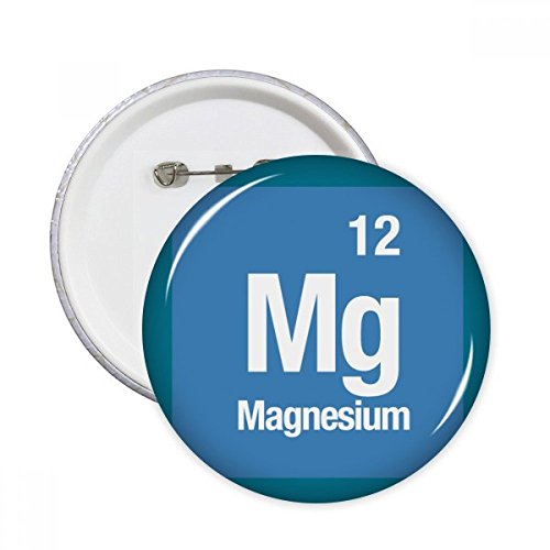 Pins Mg magnésium élément chimique bouton rond pour personnaliser un style