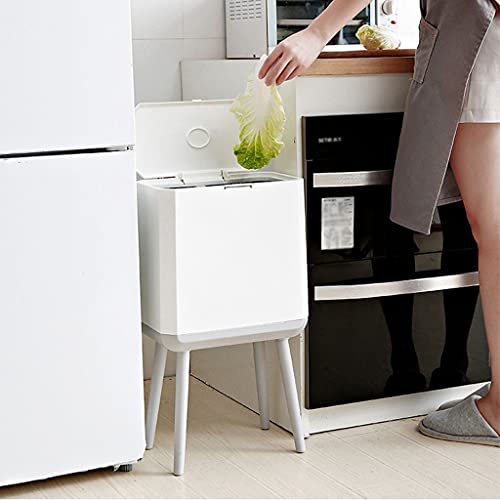 Corbeille à papier 14L robuste et compacte pour déchets de bureau