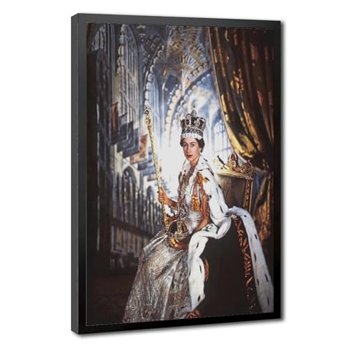 Toile Reine Elizabeth II pour décorer un mur de bureau vide