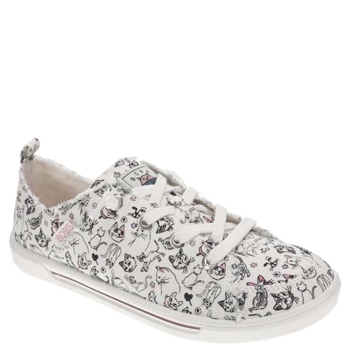 Skechers BOBS from B Cute 2.0-Glam Kitty Women's Slip On, White-multi, 9