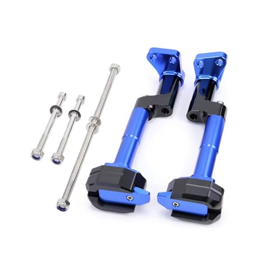 Patins de protection moto Suzuki GSX250 crash pad moteur bleu
