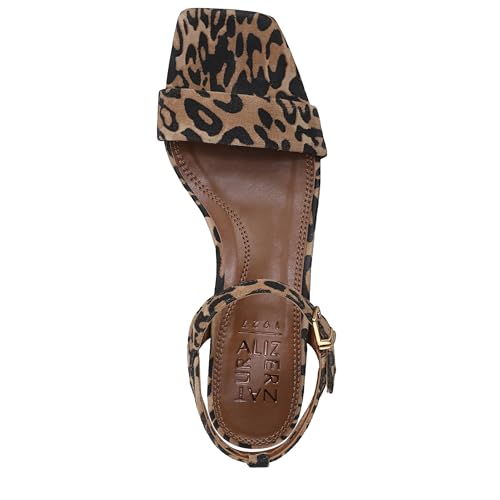 Naturalizer Women's Hana Heeled Sandal Dark Brown Leopard Suede 9.5 M by Naturalizer - Used condition - Image 5