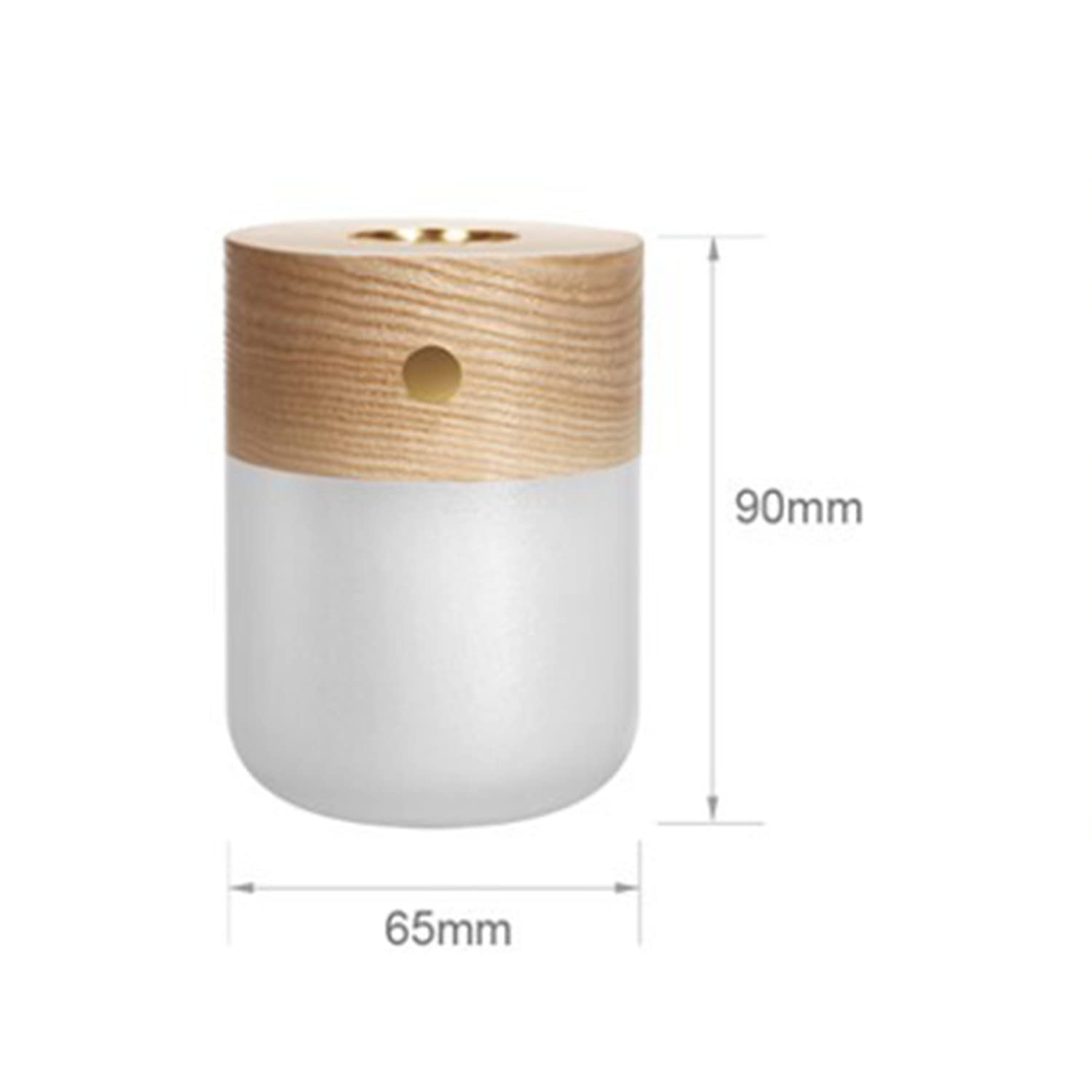 Difusor de Coche, difusor de Aceite Esencial USB, Mini humidificador portátil de Fragancia de aromaterapia para vehículo, Oficina, Viaje, hogar