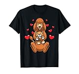 Caniche Peluche Kawaii Chien Poodle Marron Caniche T-Shirt
