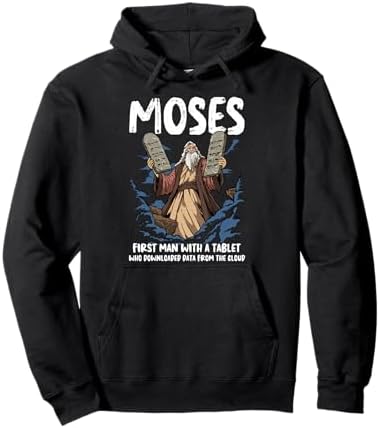Funny Moses Shirt Christian Humour Bible Gospel Data Cloud