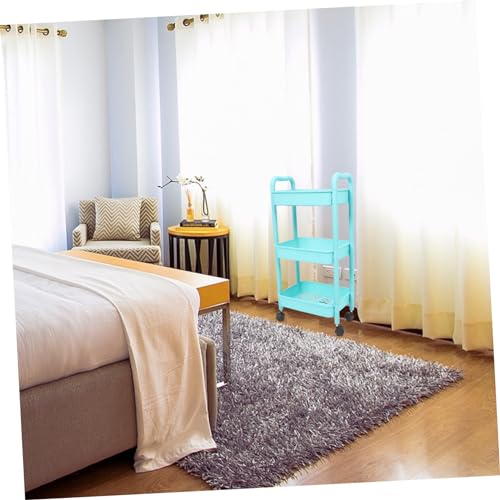 Zerodeko Rack de carrinho prateleiras rolantes para banheiro carrinho de rolo carrinho de compras pr