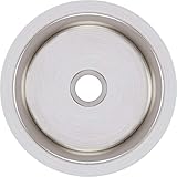 Elkay ELUH12FB Lustertone Classic Single Bowl Undermount Stainless Steel Sink