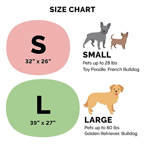 Furhaven Small Dog Bed Trail Pup Travel Pillow Mat W/ Stuff Sack, Washable - Aqua/Granite Gray, Small #TOP5