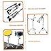 ERINGOGO Adjustable Alloy Snare Drum Stand Portable Snare Drum Practice Rack for Percussion Instruments